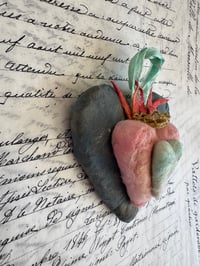 Image 3 of Spun cotton sacred heart and crown