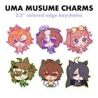 [PREORDER] Uma Musume Colored Edge Acrylic Keychains