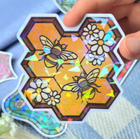 Image 3 of Stained Glass Window-style Holographic Stickers
