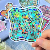 Image 2 of Stained Glass Window-style Holographic Stickers