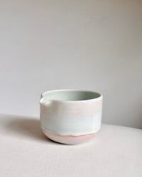 Image 1 of Cherry Blossom Matcha Bowl - Light Pink Aura, Large
