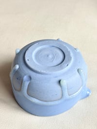 Image 4 of Blue Matcha Bowl with Blue Drip- Discounted