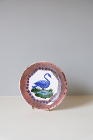 Image of Manganese Swan - Small Plate