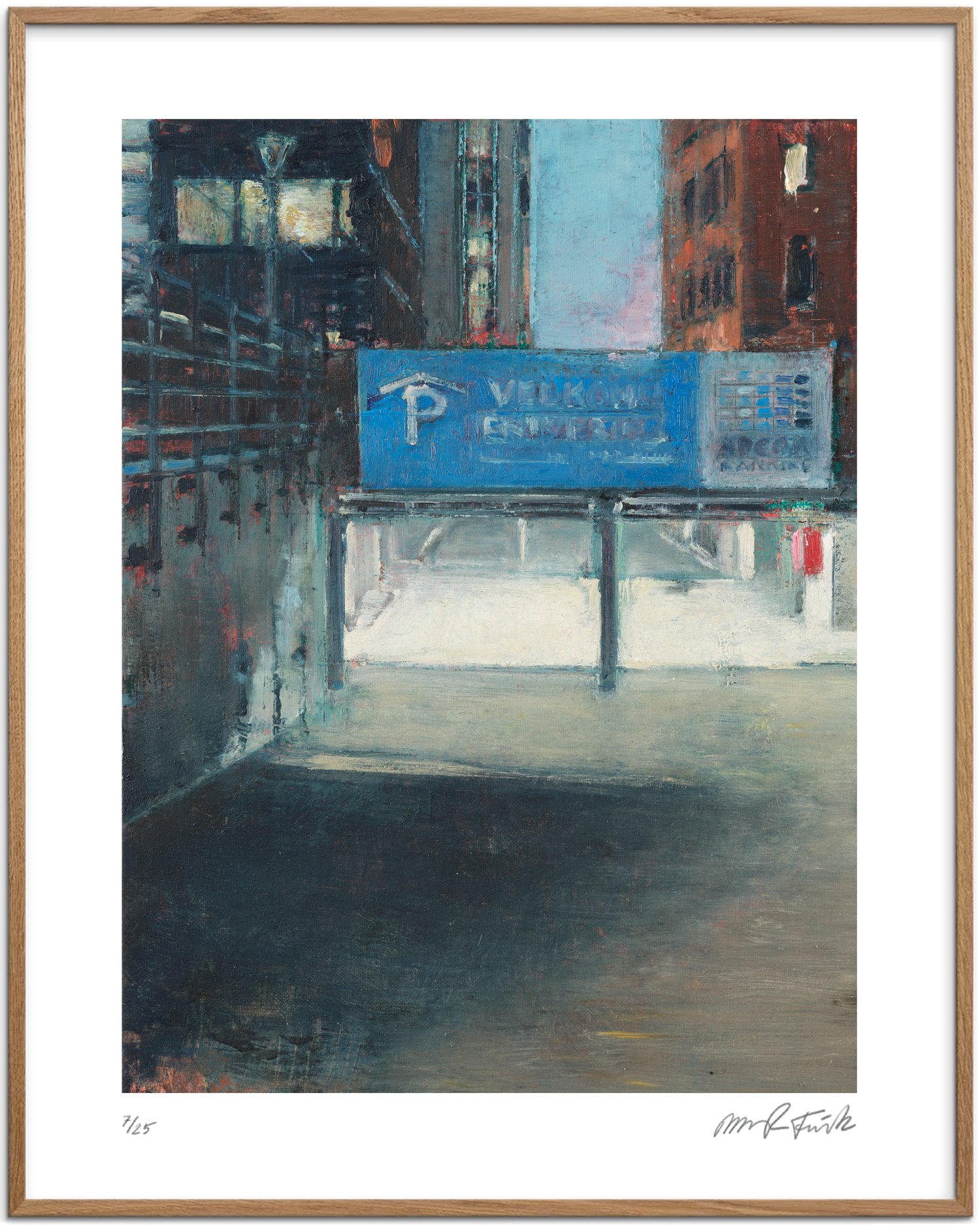 Image of Artprint / Giclée / Kunsttryk / "Den lyse undergrund"