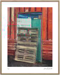 Image 1 of Artprint / Giclée / Kunsttryk / "Projektet i Ballonparken"