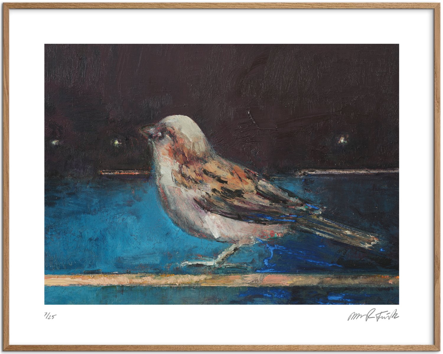 Image of Artprint / Giclée / Kunsttryk / "Den sidste spurv"