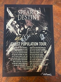 Ghost Population SIGNED Tour Signed Poster