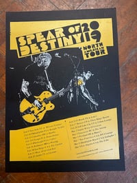 SOD North America Tour 2019 UNSIGNED tour poster