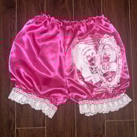 Image 1 of pink x white “arachnid” print bloomers