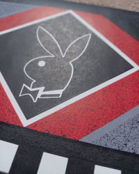1980s Vintage Crown Wallpaper Borders - Playboy Bunny Geometric Black - (Sets of 2 Rolls) – detail view 4