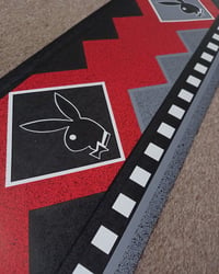 1980s Vintage Crown Wallpaper Borders - Playboy Bunny Geometric Black - (Sets of 2 Rolls) – detail view 7