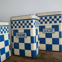 Image 2 of Fabulous Set of 5 French Canisters