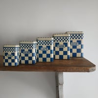 Image 1 of Fabulous Set of 5 French Canisters