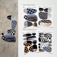 Stone balance stickers