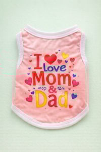 Image 1 of Camiseta para Mascota “I Love My Mommy” – Ropa Tierna para Mascotas | 4Paw Blessed