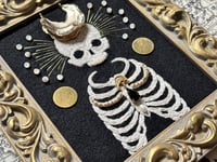 Image 5 of Horus  Embellished Skeleton Framed Embroidery