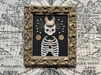Image 1 of Horus  Embellished Skeleton Framed Embroidery
