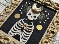Image 6 of Horus  Embellished Skeleton Framed Embroidery