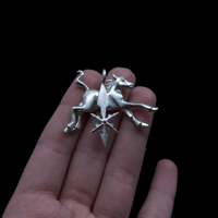 Image 2 of horse dagger necklace