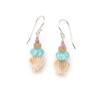 sweet little seashell earrings