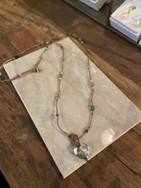 Image 1 of Handmade Detailed Heart Necklace Stainless Steel - No. 12