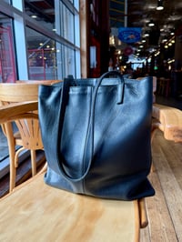 Image 5 of  the black tote bag