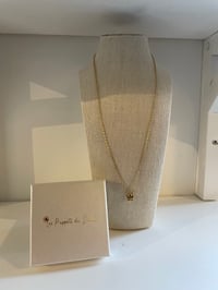 Image 2 of Rose Charm Necklace Stainless Steel - No. 13