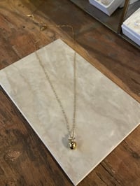 Image 1 of Apple Charm Necklace Stainless Steel - No. 3