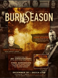 Image 5 of Burn Season Self Titled Album on Vinyl AUTOGRAPHED -INCLUDES FREE POSTER