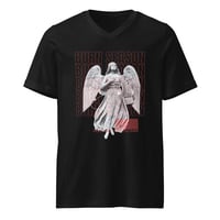 Image 1 of Burn Season “Angel” Unisex Short Sleeve V-Neck T-Shirt