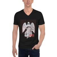 Image 2 of Burn Season “Angel” Unisex Short Sleeve V-Neck T-Shirt