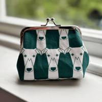  kiss-lock pouch spanish grey hound
