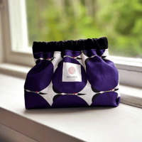 Bane(Spring Closure) pouch crane purple