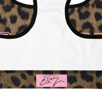 Image 3 of ‘CHANCE ELIJAH’ | ‘LEOPARD’ | ‘LOVER BABY’ | Padded Sports Bra