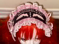 Image 5 of velveteen “angel wing” print headdress