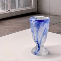Image 1 of Verre à pied - Bleu d'encre
