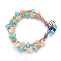 beachy two-strand bracelet