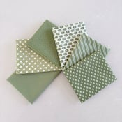 Image of B & C Green Fat Quarter Bundle of 10