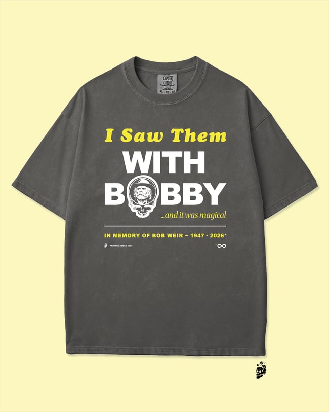I SAW THEM WITH BOBBY T-SHIRT - GREY