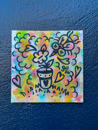 Image 1 of ‘Incoming’ Tie dye Painting