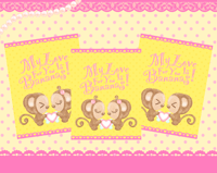 Image 2 of Monkey Love Card