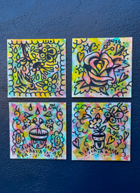 Image 2 of ‘Thirsty’ Tie dye Painting