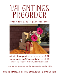Valentines Day Mini Bouquet Preorder