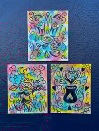 Image 2 of ‘Recess’ Tie dye Painting