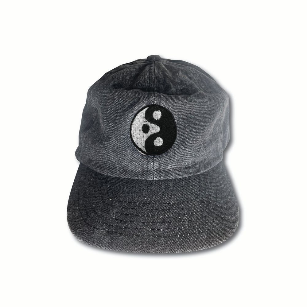 Image of TAKEGOODCARE™ "YYXY" DENIM CAP BLACK