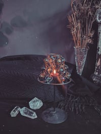 Image 2 of Whimsical marble candle lamp 