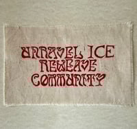 Unravel ice reweave community patch in red 