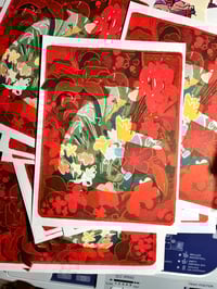 Image 2 of Flower Field Riso Print