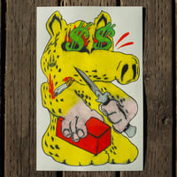 Image 1 of "lord quasimoto" by Austin Ansbro (4-Color Risograph Print)