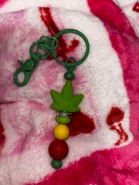 Rasta inspired keychain 